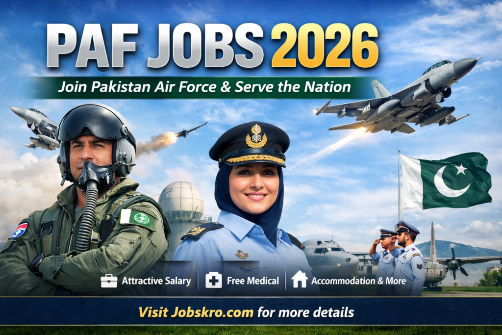 PAF Jobs 2026 – Join Pakistan Air Force Recruitment | Apply Online