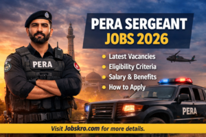 PERA Sergeant Jobs 2026 – Fera Force Recruitment | Apply Online