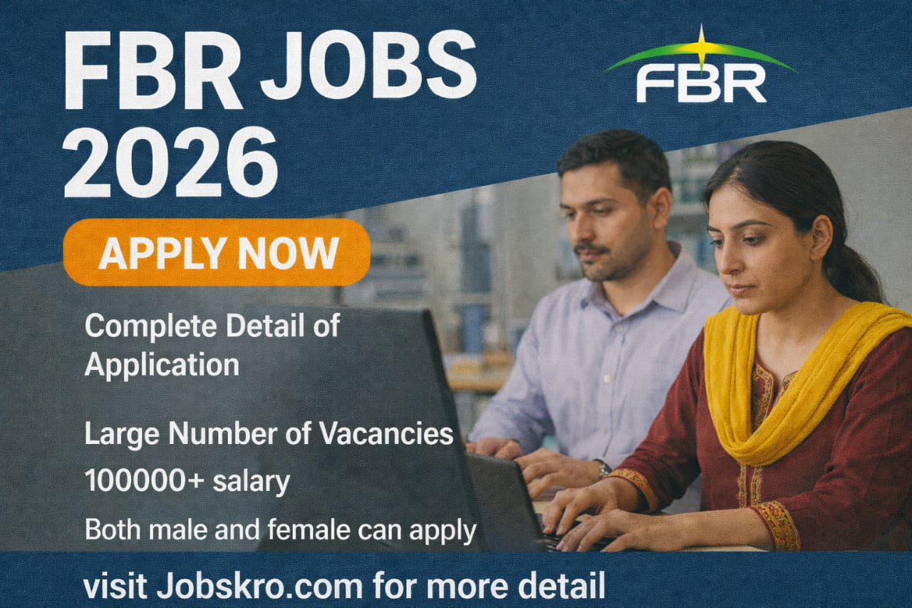 FBR Jobs 2026 | Apply Online Now