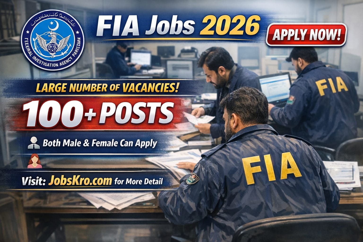 FIA Jobs 2026 | Latest Federal Investigation Agency Vacancies