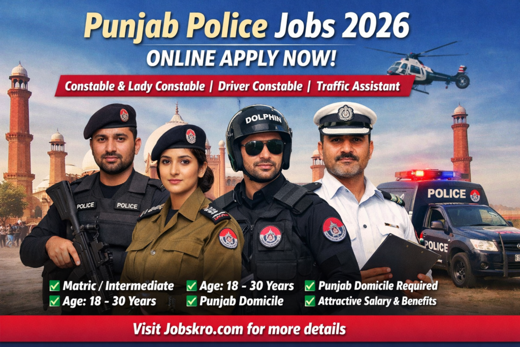 Punjab Police Jobs 2026 – Latest Jail Police Advertisement | Apply Online