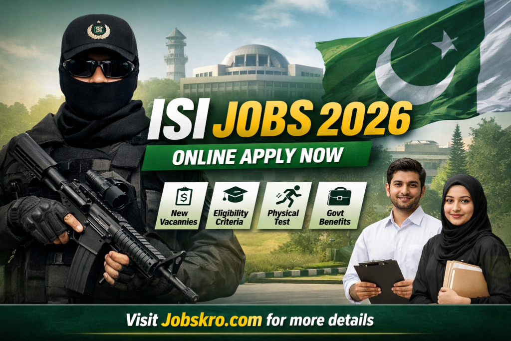 ISI Jobs 2026 – Inter Services Intelligence Advertisements | Apply Online