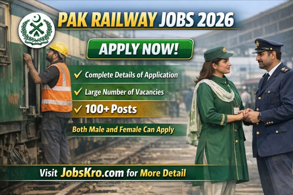 Pak Railway Jobs 2026 | Online Apply Now