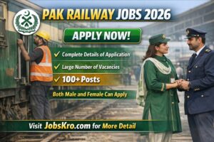 Pak Railway Jobs 2026 | Online Apply Now